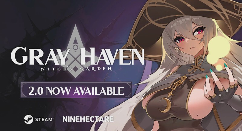 [动作ARPG] 灰色乐园（Gray Haven : Witch’s Garden）v3.1.1 官方中文7G游戏中文版下载|无需安装解压即玩-千万少女