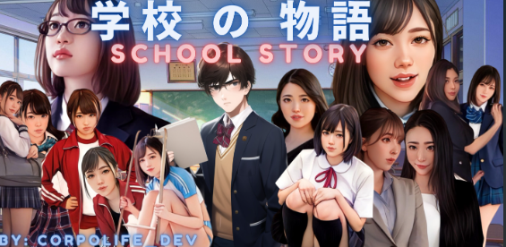 [HTML真人亚洲风游戏/机翻]学校故事 Gakko No Monogatari – School Story [ v0.08 [4.6G]游戏中文版下载|无需安装解压即玩-千万少女
