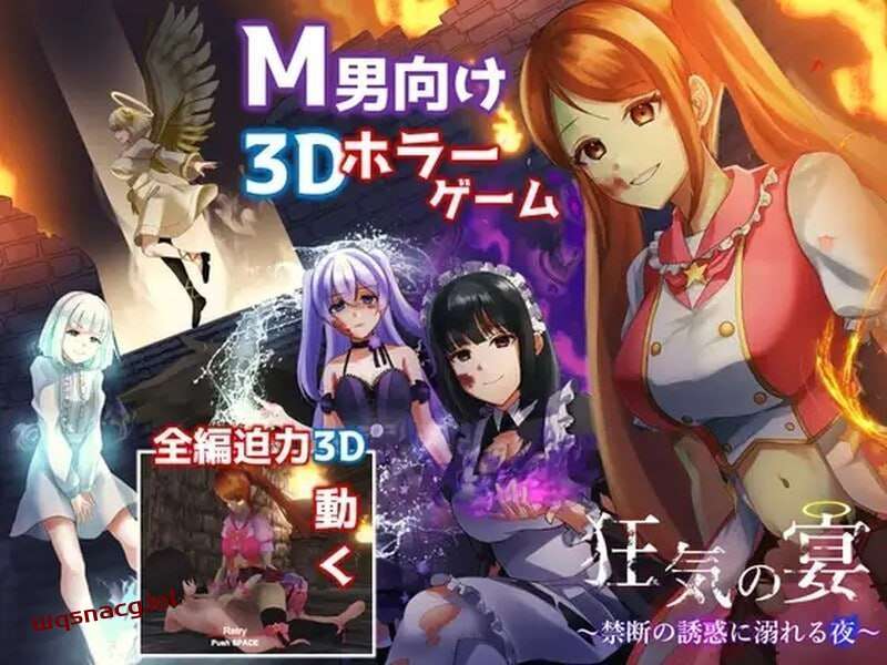 [3D动作ACT/动态] 疯狂盛宴 狂気の宴～禁断の誘惑に溺れる夜 v240518 机翻汉化 [800M]游戏中文版下载|无需安装解压即玩-千万少女