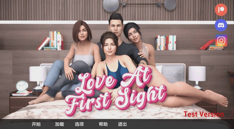 [欧美SLG/动态] 一见钟情（Love at First Sight）V0.1 PC+安卓 汉化中文 1.7G游戏中文版下载|无需安装解压即玩-千万少女