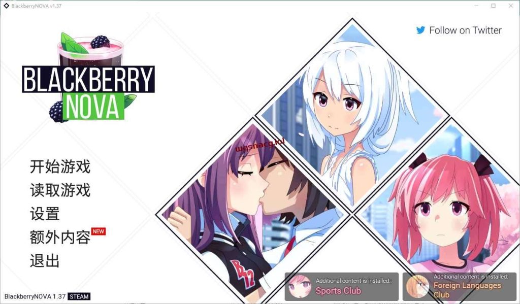 [SLG/汉化] 黑莓诺娃 Blackberry NOVA 1.37 PC+安卓汉化版+DLC500M游戏中文版下载|无需安装解压即玩-千万少女