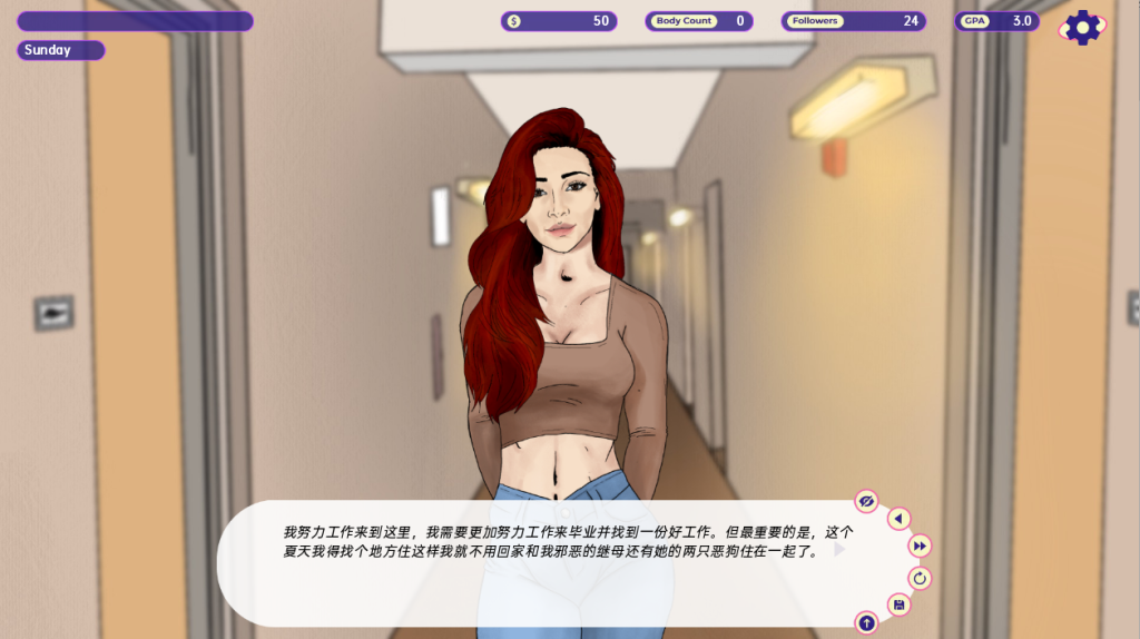 [欧美SLG/汉化] 大学热潮 College Craze v0.6 汉化版 2G游戏中文版下载|无需安装解压即玩-千万少女