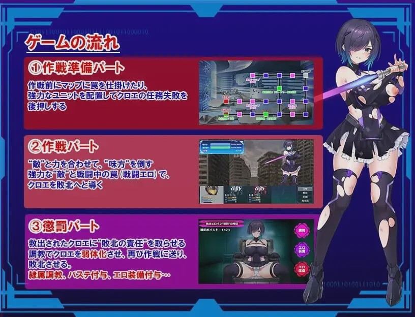[回合RPG/战斗H] 聖隷戦姫クロエ～「最強」が権力に沈むまで PC+安卓汉化版游戏中文版下载|无需安装解压即玩-千万少女