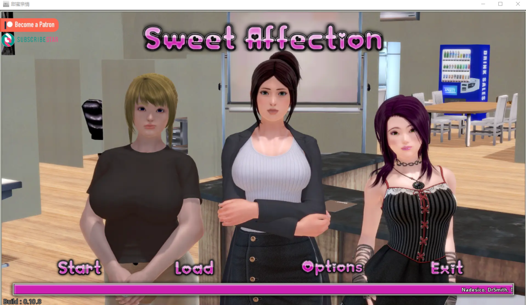 [SLG/汉化] 甜蜜的感情 Sweet Affection-0.10.8 汉化版 [多空/8.4G]游戏中文版下载|无需安装解压即玩-千万少女