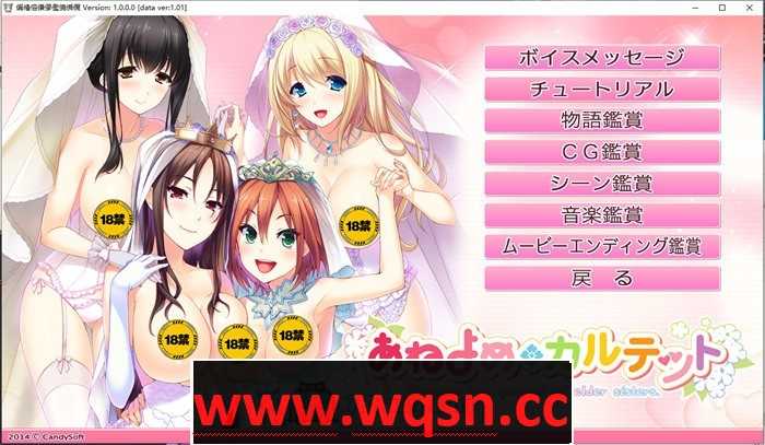 【纯爱GAL/汉化】姐嫁四重奏：Ane Yome Quartet AI最新汉化版+存档【新汉化/CV/4.5G】游戏中文版下载|无需安装解压即玩-千万少女