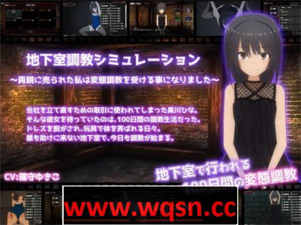 【调教SLG/生肉/全动态】地下室调教模拟器~被父母出卖的我将接受变态调教 V1.10 DL正式版【新作/200M】游戏中文版下载|无需安装解压即玩-千万少女