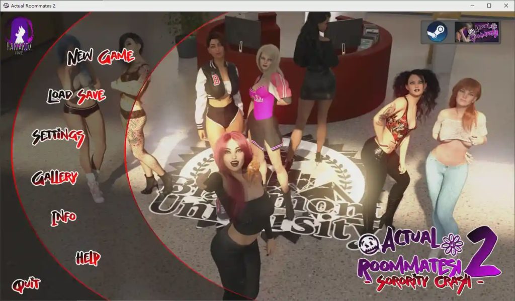 [SLG/汉化] 实际室友2-联谊会崩溃 Actual Roommates 2 – Sorority Crash [Ch.1 Public]游戏中文版下载|无需安装解压即玩-千万少女