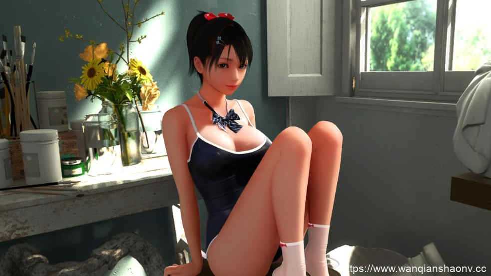 【3D同人/动画提取】KENZsoft 新作 3D女仆团队《秘密画室》【1G】游戏中文版下载|无需安装解压即玩-千万少女